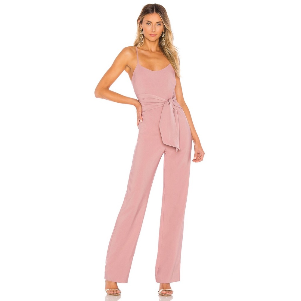 Revolve Lovers and Friends Kenzie Jumpsuit in Mauve S